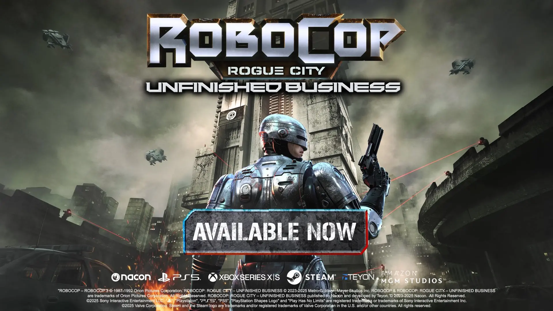 RoboCop: Rogue City - Unfinished Business expansion launches