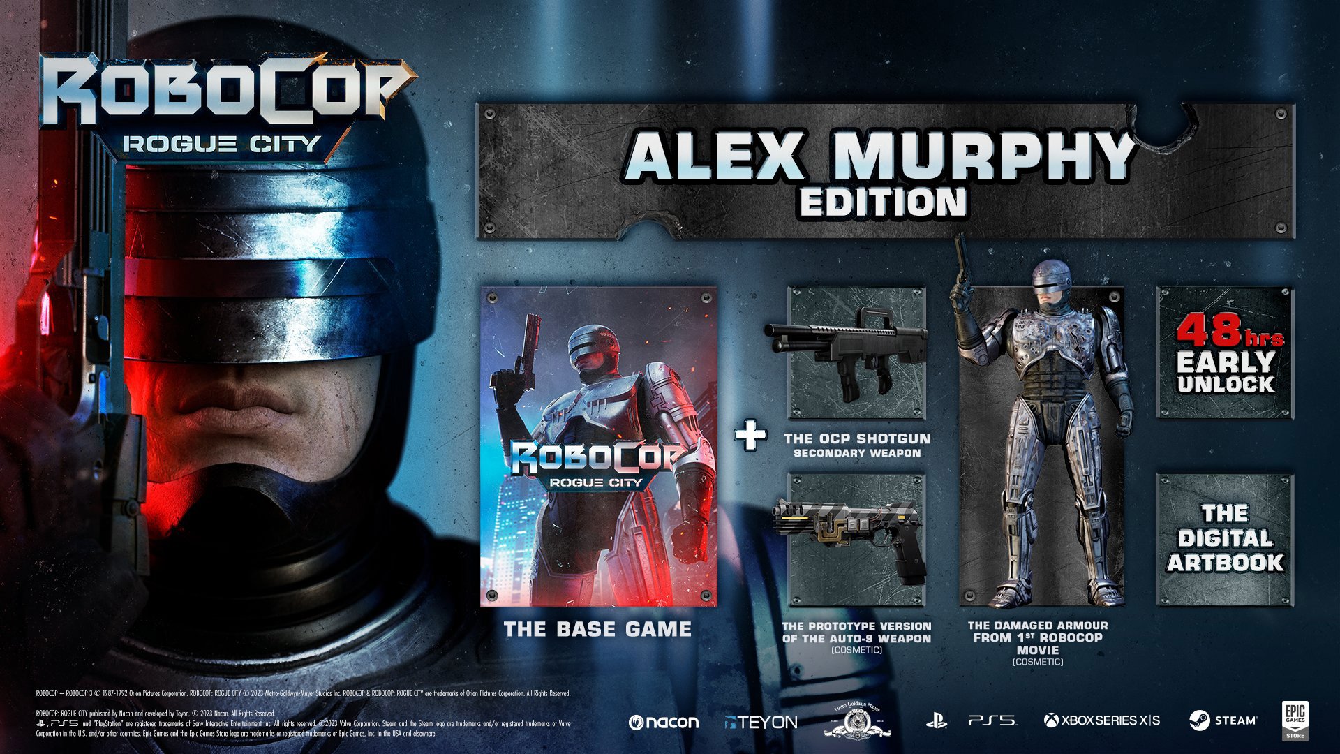 RoboCop Rogue City PS5 Download Size & Preload Date Revealed